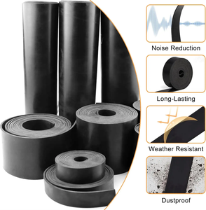 도매 산업 블랙 컬러 체육관 <span class=keywords><strong>sbr</strong></span> fkm nbr epdm 실리콘 고무 시트 - Product Image 2