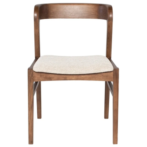 Haute qualité en bois de frêne Style design du milieu du siècle siège légèrement rembourré meubles de salle à manger chaises de salle à manger BJORN modernes - Product Image 1