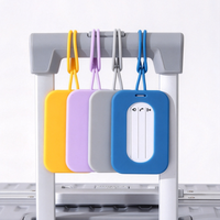 Étiquettes de bagages en silicone personnalisables, multicolores, durables et imperméables pour voyages – Vente en gros