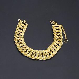 Jxx New Arrival Dubai Fashion Design 24k Gold Plated Brass Bracelet Zircon Stone Wholesalers Bracelet <b>Bangles</b> - Product Image 3