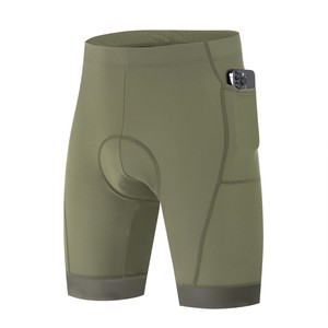 Pantaloncini da <span class=keywords><strong>ciclismo</strong></span> reversibili da uomo e <span class=keywords><strong>donna</strong></span> mezze pantaloni in spugna 3D cuscini per sedili con cerniera taglie forti ad asciugatura rapida - Product Image 6