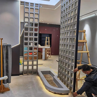 Panel Dinding Dekoratif Batu Poliuretan 3D, Kulit Batu PU, Veneer Batu Imitasi untuk Eksterior & Interior, Harga Promo