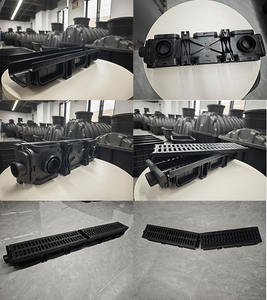 ช่องระบายน้ำพลาสติกรูปตัวยูสำหรับกลางแจ้งร่องระบายน้ำฝน - Product Image 6