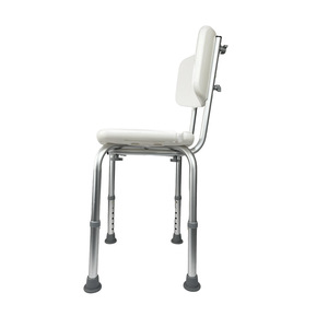 <b>Shower</b> <b>Stool</b> With Backrest Height Adjustable Non Slip Bathroom Seat <b>For</b> Elderly And Pregnant Women - Product Image 3