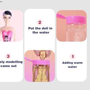 Caja ciega bonita de alta calidad, regalos <span class=keywords><strong>para</strong></span> niñas, juguete de plástico, pequeña muñeca que cambia de Color Diy - Product Image 4