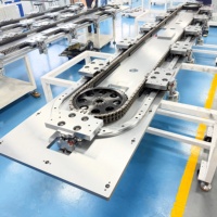 Rails de guidage circulaires linéaires automatiques en acier allié à longue durée de vie, vitesse réglable 380V/220V 1m/s, pour l'empilage des onduleurs solaires