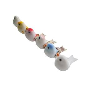 Mini oiseau artificiel en mousse pour la décoration de jardinage et de Noël, fournisseur transfrontalier, vente en gros, micro-ornement gravé - Product Image 5