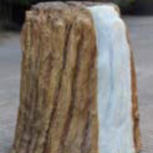 Garden Resin <b>Tree</b> Stump Light <b>Led</b> Touch Control Semi Flush Mount Outdoor Lawn Lamp - Product Image 4
