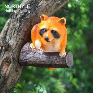 Jolie sculpture en fibre de verre, petit panda, animal, chat, paysage, éclairage, thème, <span class=keywords><strong>parc</strong></span> d'attractions, décoration, idées - Product Image 5