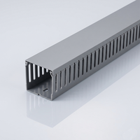 Goulotte de câblage en PVC résistante à la chaleur 40x25mm 40x30mm 45x45mm 40x60mm 50x25mm 50x30mm pour le câblage d'équipements industriels ODM