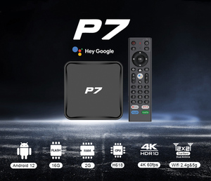 New P5 Android Smart ATV TV Box 4K Media Player Voice Control Remote HD Streaming <strong>2G</strong> 8G Tv Box Best Price Set-Top Box - Product Image 2