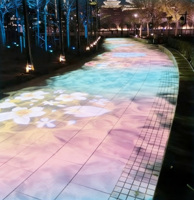 Projecteur LED à Effet Vague d'Eau Télécommandé, Projection Dynamique Océanique, Étanche pour Hôtels, Oceanariums, Décoration Extérieure de Jardins