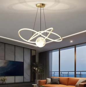 Zèle éclairage nordique salle à manger luminaires suspendus LED lampes suspendues modernes lustres - Product Image 5