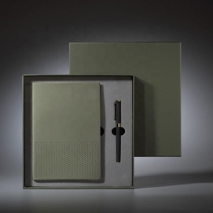 Ideas de Regalos Personalizados para Empleados Negros, Juego de Regalo Corporativo 2 en 1 con Cuaderno A5 y Bolígrafo para Pequeñas Empresas de Detallado - Product Image 6