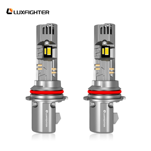 럭스파이터 최고 성능 9600lm H7 H11 9005 9006 방향 지정 듀얼 팬 쿨 M8 LED 헤드라이트 전구 (자동차, 오토바이, 트럭용) - Product Image 3