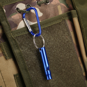 Silbato de Aleación de Aluminio con Llavero para Supervivencia al Aire Libre, Tamaño <span class=keywords><strong>Mini</strong></span>, Kit de Equipo Multifuncional, Regalo de Alta Calidad - Product Image 4