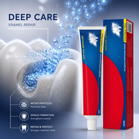 Dentifrice Portable OEM à Marque Blanche PAP Sans Fluorure Anti-Saignement des Gencives Anti-Sensibilité Blanchissant pour Voyage