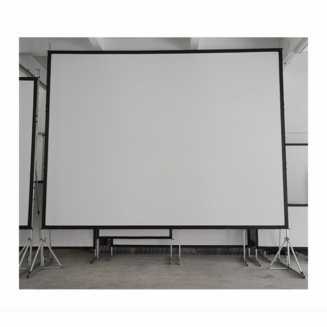 Future 300"16:9 Fast Fold Projection Screen Portable Home Theater System Quick Folding Front Projector Outdoor Projector Screen