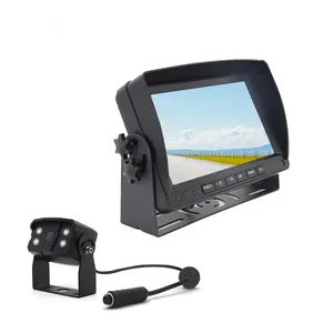 Alta Qualidade Rear View Night Vision Reversa Car Camera Kits e 7 inch Display TFT LCD Monitor para Truck Trailer