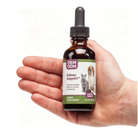 Suplemento Herbal Líquido para el Soporte Renal con Absorción Rápida, Totalmente Natural para una Función Renal y Urinaria Saludable en Gatos y Perros