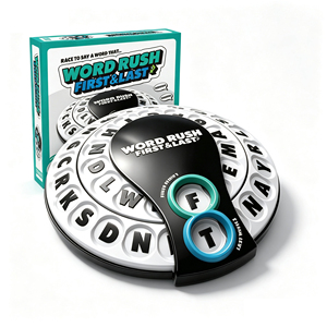 Ruota delle <span class=keywords><strong>Parole</strong></span>, <span class=keywords><strong>Gioco</strong></span> <span class=keywords><strong>di</strong></span> Gare <span class=keywords><strong>di</strong></span> <span class=keywords><strong>Parole</strong></span>, <span class=keywords><strong>Gioco</strong></span> da Tavolo Educativo Interattivo per Famiglie e Bambini - Product Image 1