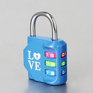 Mini Candado de Combinación Bullhead de Aleación de Zinc, Candado de Seguridad para Equipaje Reajustable, Candado de Viaje con Grillete de 3.7mm - Product Image 2