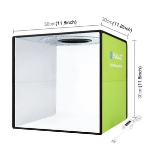 30cm photo box for product photo Portable Folding Structure Design Easy Assemble Shooting LED Lightbox Studio