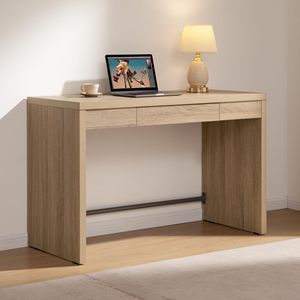 Phòng ngủ bằng gỗ tạo nên bảng, farmouse nhà văn phòng bàn với ngăn kéo cho phòng ngủ, phòng khách, ký túc xá, 47 inch nghiên cứu bàn - Product Image 1