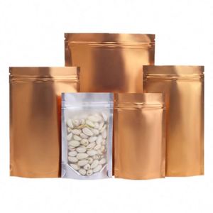 Sacs refermables personnalisés avec logo, sacs pour aliments secs, emballages composites, 12x20cm, pack promotionnel - Product Image 3