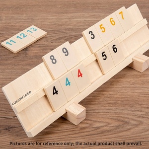 <span class=keywords><strong>Gioco</strong></span> <span class=keywords><strong>da</strong></span> Tavolo Mahjong in Legno Personalizzato, <span class=keywords><strong>Gioco</strong></span> con Numeri Israeliani in Legno, <span class=keywords><strong>Gioco</strong></span> Interattivo Genitore-Figlio Rummy - Product Image 4