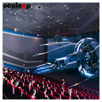 Cinéma volant Usine personnalisée Simulateur dynamique Cinéma multijoueur AR/VR Divertissement 5D 7D 9D Motion Film Chair VR Cinéma