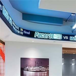 RGX Factory OEM/ODM Bienvenido Tira de pantalla LED a todo color personalizada Barras de supermercado Letreros de tienda Cartelera publicitaria - Product Image 5