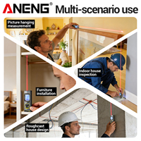 Télémètre laser ANENG T3/T5/T3 PRO/T5 PRO haute précision, mesure de surface et de volume, télémètre laser professionnel 30M/50M, niveau électronique