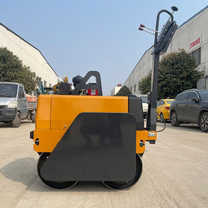 Rodillo Vibratorio Manual BM60F de Doble Tambor, Compactador de Carreteras de Diésel y Gasolina, Máquina Pavimentadora de Asfalto - Product Image 3
