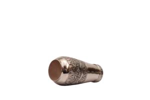 Handcrafted Antique Silver Plated Copper <b>Water</b> Pot Traditional Mughal Nakshi Engraved Bedside <b>Jar</b> for Luxury Home & Hotel Decor - Product Image 5