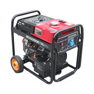 גנרטור דיזל תעשייתי אמין 6.5 קילוואט 220V/380V 50Hz/60Hz, אלטרנטור מקצועי נייד עם אינוורטר - Product Image 5