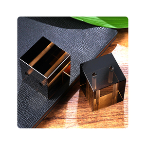 Cubo <span class=keywords><strong>de</strong></span> vidrio tintado, <span class=keywords><strong>bloques</strong></span> <span class=keywords><strong>de</strong></span> ladrillos <span class=keywords><strong>de</strong></span> <span class=keywords><strong>cristal</strong></span> perforado pulido fino, 50*50*30mm, ladrillos <span class=keywords><strong>de</strong></span> vidrio Multicolor sólido, decoración colgante - Product Image 2