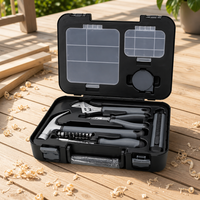 Ensemble d'outils à main de haute qualité en gros, 16 pièces, avec tournevis, jeu de douilles, clés, pinces pour la réparation à domicile et automobile