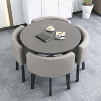 Ensemble de table à manger luxueux, décoration de salle à manger, grande table en céramique blanche, table à manger coulissante et ensemble de chaises