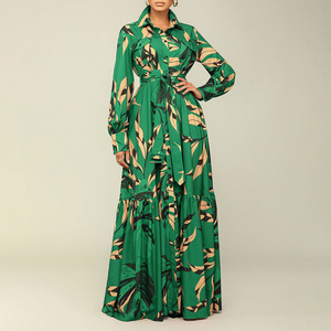 knee length dresses for ladies Women's Lightweight Casual Maxi Shirt Dress