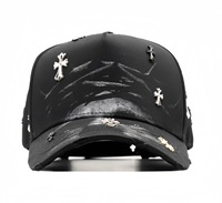 En stock, livraison rapide : Chapeaux Dandi originaux en daim personnalisés à 5 panneaux, Chrome Gorras Barbas Fino Innedit, Boîte de chapeaux Dandi G5 Beard Hats