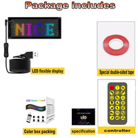 Letreros LED Programables para Exteriores a Todo Color, Letreros Publicitarios LED Desplazables para Automóviles