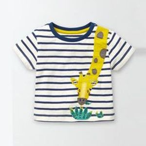 T-shirt pour garçons momo, tendance, haute qualité, nouveau design, vente chaude, Bangladesh, 100% coton, col en V, manches courtes, motif nœuds, livraison rapide - Product Image 1
