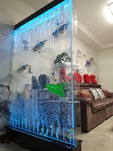 Estante Expositor Hecho a Medida Mueble Pared de Burbujas de Agua Brillante con LED Gabinete de <span class=keywords><strong>Bar</strong></span> Acrílico Estante para Vinos - Product Image 5