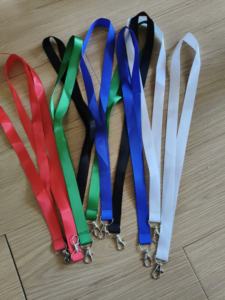 高品質カスタムデジタル印刷防水キーホルダー付きランヤード、フック付き無地黒ポリエステルランヤード - Product Image 4