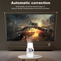 Proyector de teléfono móvil LED 4K de ultra alta definición portátil, batería LCD para el hogar, dormitorio, cabecera, Teatro Pequeño