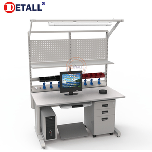 Banc de travail ESD standard pour la réparation, table d'<span class=keywords><strong>horloger</strong></span>, poste de travail électronique, conception modulaire, acier laminé à froid, multifonctionnel - Product Image 6
