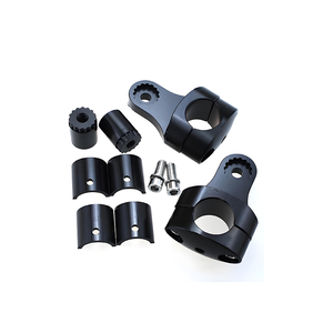 Riser Manubrio Moto in Alluminio con Morsetto Triplo e Foro Centrale, Lavorazione CNC Personalizzata, Elettroerosione a Filo, Foratura, OEM, Direttamente dalla Fabbrica - Product Image 3