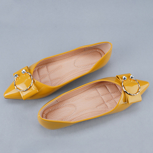 Chaussures plates en cuir verni à bout pointu pour femmes, boucle métallique, été <span class=keywords><strong>2022</strong></span>, <span class=keywords><strong>mocassins</strong></span> à enfiler, chaussures décontractées pour la marche, Zapatos Para Mujer - Product Image 6