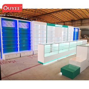 Conception moderne de comptoir de pharmacie, mobilier de <span class=keywords><strong>magasin</strong></span> <span class=keywords><strong>médical</strong></span>, équipement de pharmacie <span class=keywords><strong>pour</strong></span> la décoration intérieure de pharmacie - Product Image 6